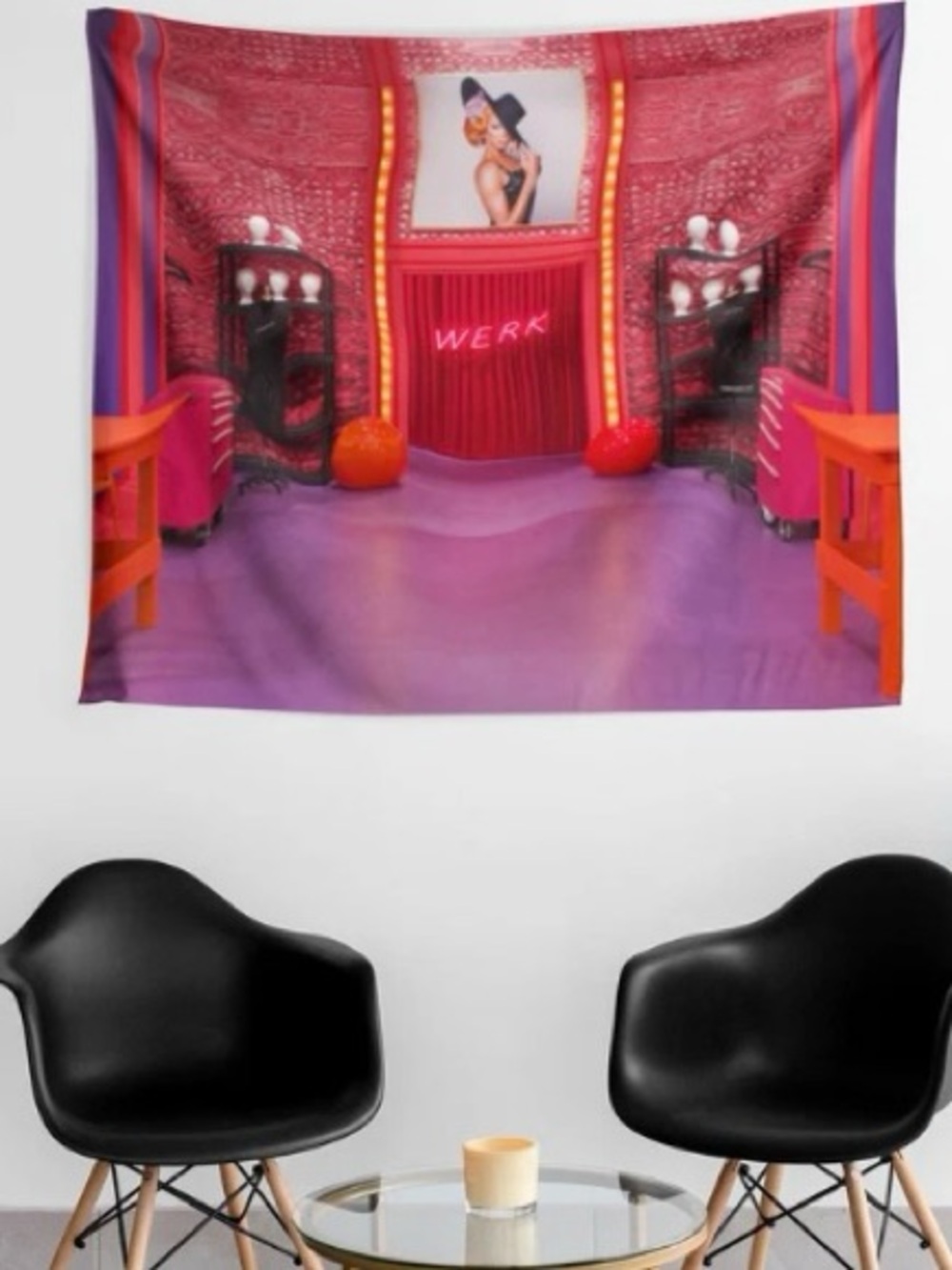 RuPaul’s Drag Race “WERK' background